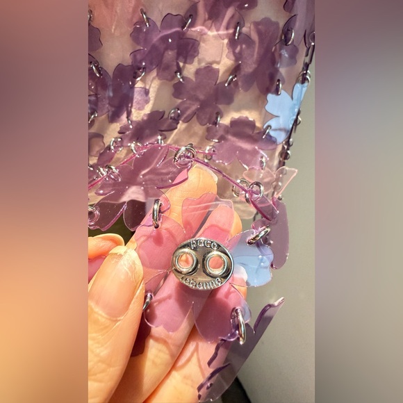 Paco Rabanne Mini Dress with Flower Sequins - Picture 6 of 16